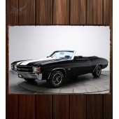 Металлическая табличка Chevrolet Chevelle SS 454 LS5 Convertible 135